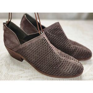 Vince Camuto slip on block heeled booties